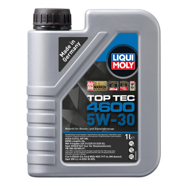 LIQUI MOLY | Motoröl | Top Tec 4600 5W-30, 1L | 3755