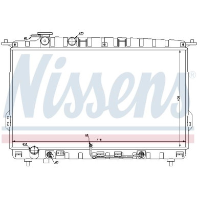 Nissens | Kühler, Motorkühlung | 67027