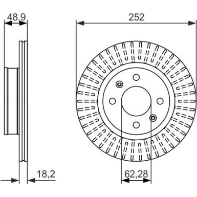 BOSCH | Bremsscheibe | 0 986 479 770