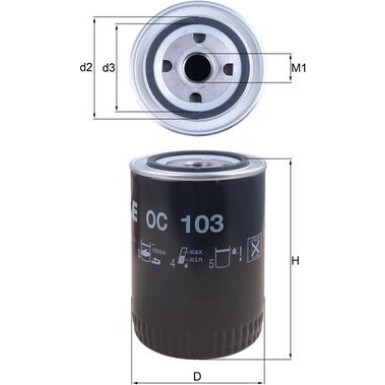 Knecht | Ölfilter | OC 103
