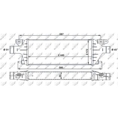 NRF | Ladeluftkühler | 30927