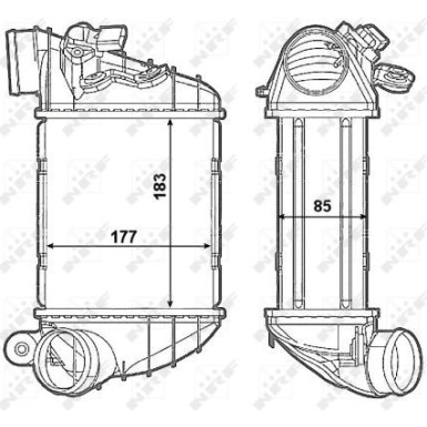 NRF | Ladeluftkühler | 30799