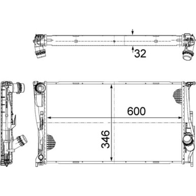 Mahle | Kühler, Motorkühlung | CR 1083 000S