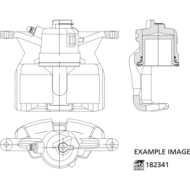 FEBI BILSTEIN 182341 Bremssattel