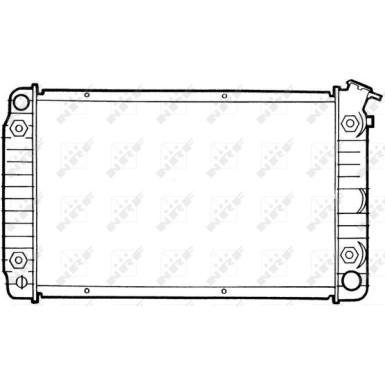 NRF | Kühler, Motorkühlung | 50353