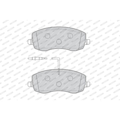 Ferodo | Bremsbelagsatz, Scheibenbremse | FDB4154 Ferodo | Bremsbelagsatz, Scheibenbremse | FDB4154