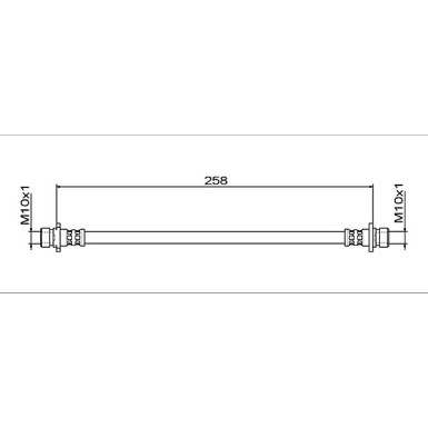 Metzger | Bremsschlauch | 4111942