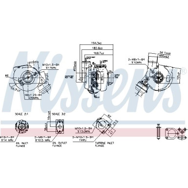 Nissens | Lader, Aufladung | 93249