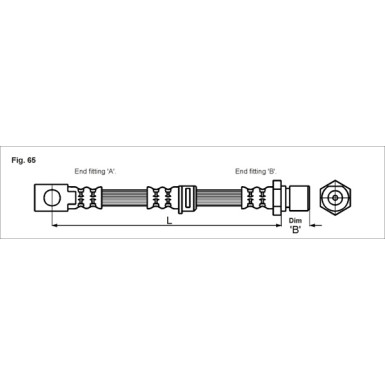 Metzger | Bremsschlauch | 4111758