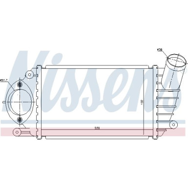 Nissens | Ladeluftkühler | 96794