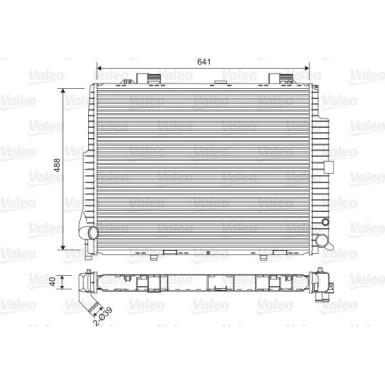 Valeo | Kühler, Motorkühlung | 734796