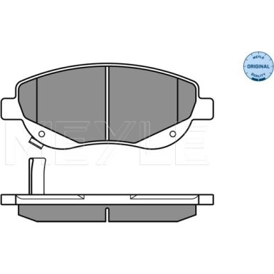 Meyle | Bremsbelagsatz, Scheibenbremse | 025 249 4619/W