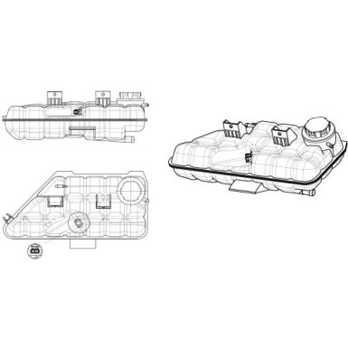 NRF | Ausgleichsbehälter, Kühlmittel | 454045