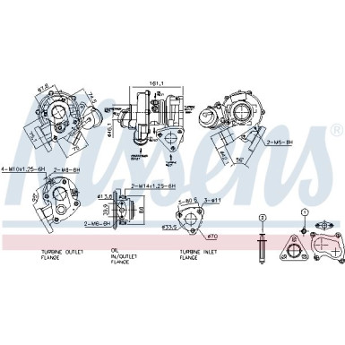 Nissens | Lader, Aufladung | 93113