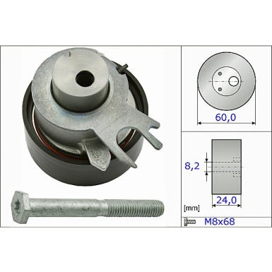 INA | Spannrolle, Zahnriemen | 531 0317 10