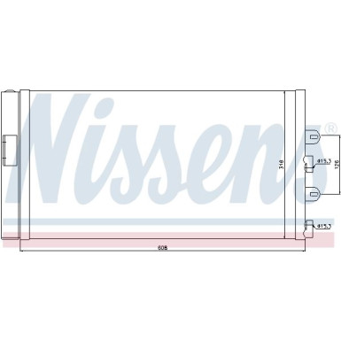 Nissens | Kondensator, Klimaanlage | 94669