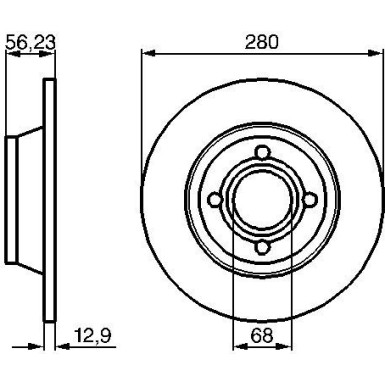 BOSCH | Bremsscheibe | 0 986 478 131