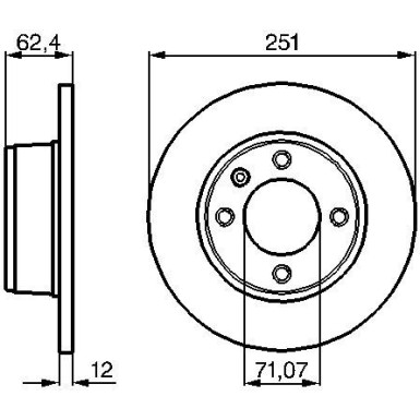 BOSCH | Bremsscheibe | 0 986 478 879