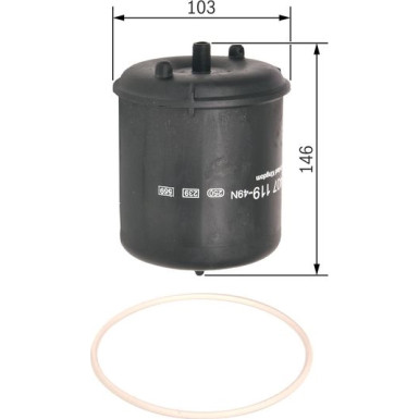 BOSCH F 026 407 119 Ölfilter