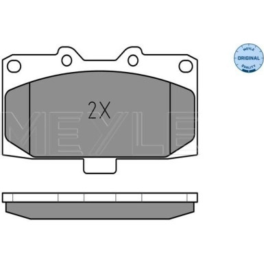 Meyle | Bremsbelagsatz, Scheibenbremse | 025 218 5415/W