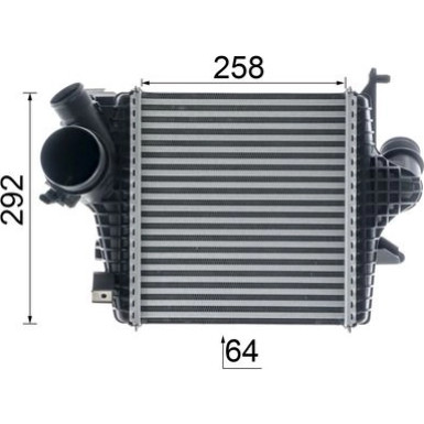 Mahle | Ladeluftkühler | CI 640 000P