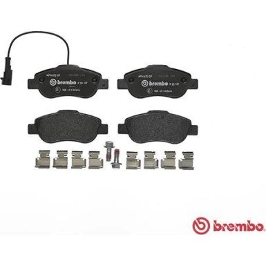 Brembo | Bremsbelagsatz, Scheibenbremse | P 23 107