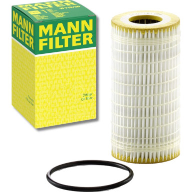 MANN-FILTER HU 7034 z Ölfilter mit Dichtung, Filtereinsatz