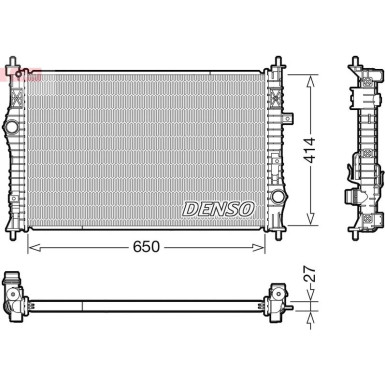 Denso | Kühler, Motorkühlung | DRM21104