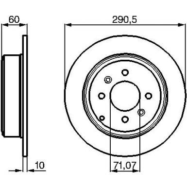 BOSCH | Bremsscheibe | 0 986 478 877