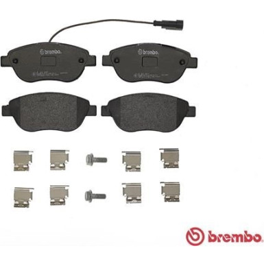 Brembo | Bremsbelagsatz, Scheibenbremse | P 23 087