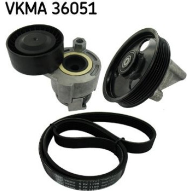 SKF | Keilrippenriemensatz | VKMA 36051