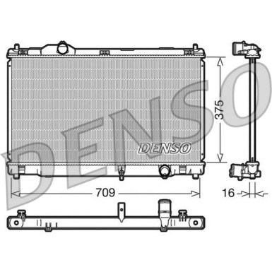 Denso | Kühler, Motorkühlung | DRM51001