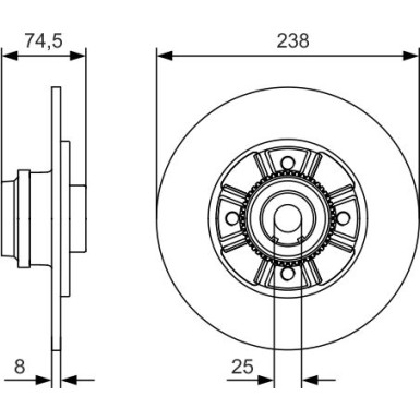 BOSCH | Bremsscheibe | 0 986 479 759