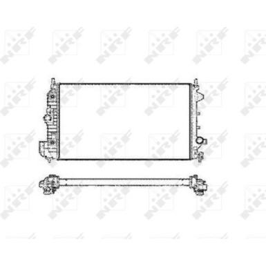 NRF | Kühler, Motorkühlung | 58205