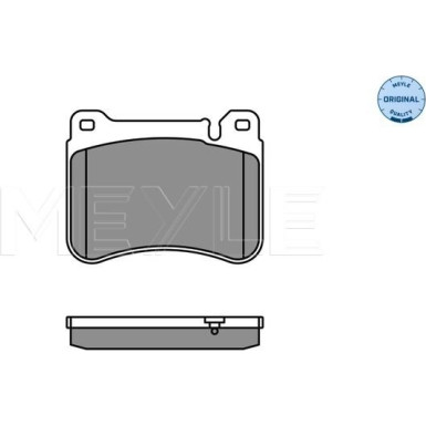 Meyle | Bremsbelagsatz, Scheibenbremse | 025 239 4516