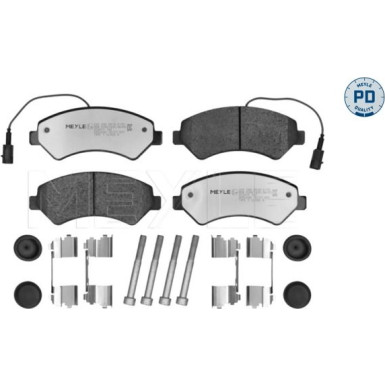 Meyle | Bremsbelagsatz, Scheibenbremse | 025 244 6619-2/PD