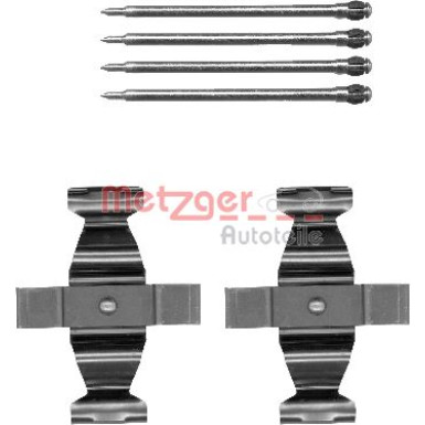 Metzger | Zubehörsatz, Scheibenbremsbelag | 109-1803