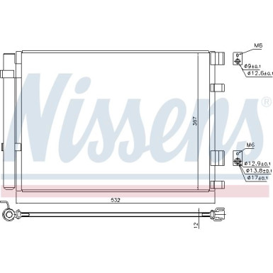 Nissens | Kondensator, Klimaanlage | 940425