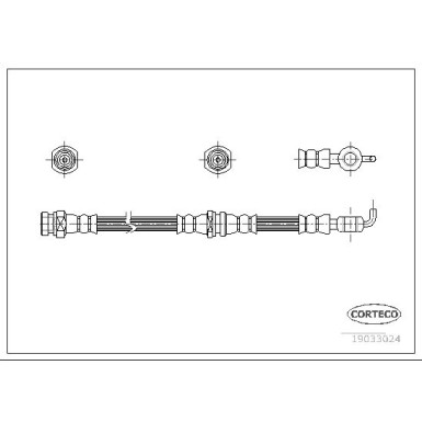 Corteco | Bremsschlauch | 19033024