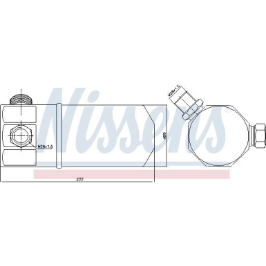 Nissens | Trockner, Klimaanlage | 95117