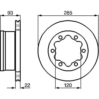 BOSCH | Bremsscheibe | 0 986 479 B38