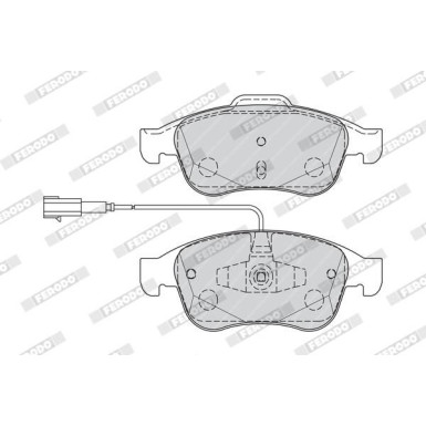 Ferodo | Bremsbelagsatz, Scheibenbremse | FDB4331 Ferodo | Bremsbelagsatz, Scheibenbremse | FDB4331