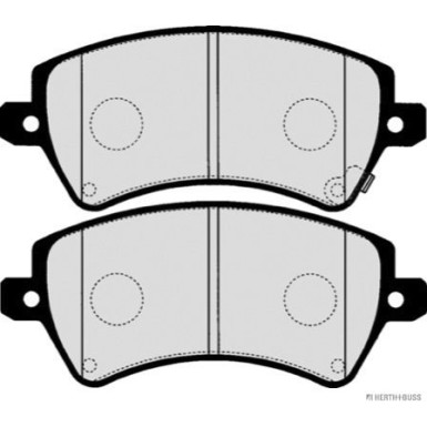 Herth+Buss Jakoparts | Bremsbelagsatz, Scheibenbremse | J3602101