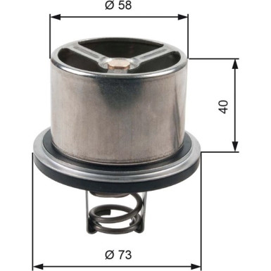 Gates | Thermostat, Kühlmittel | TH07882