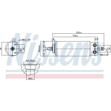 Nissens | Trockner, Klimaanlage | 95039