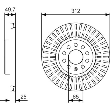 BOSCH | Bremsscheibe | 0 986 479 C29