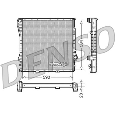 Denso | Kühler, Motorkühlung | DRM05115