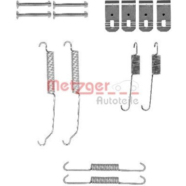 Metzger | Zubehörsatz, Bremsbacken | 105-0015