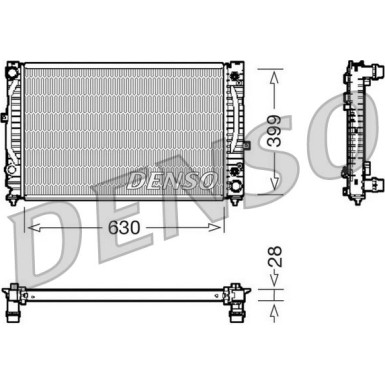 Denso | Kühler, Motorkühlung | DRM02031