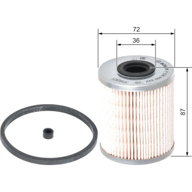 BOSCH | Kraftstofffilter | F 026 402 222